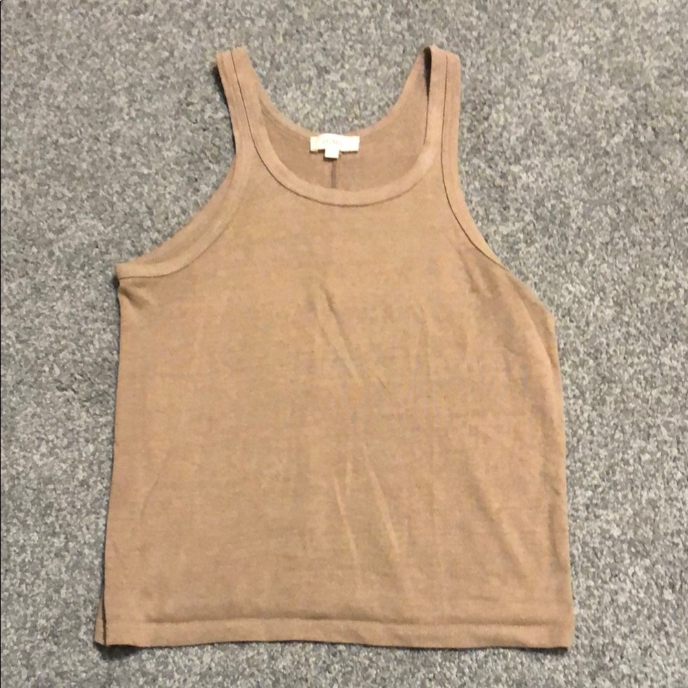 OZMA Light Brown Tank Top